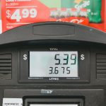 Display Screen of a Gasoline Pump